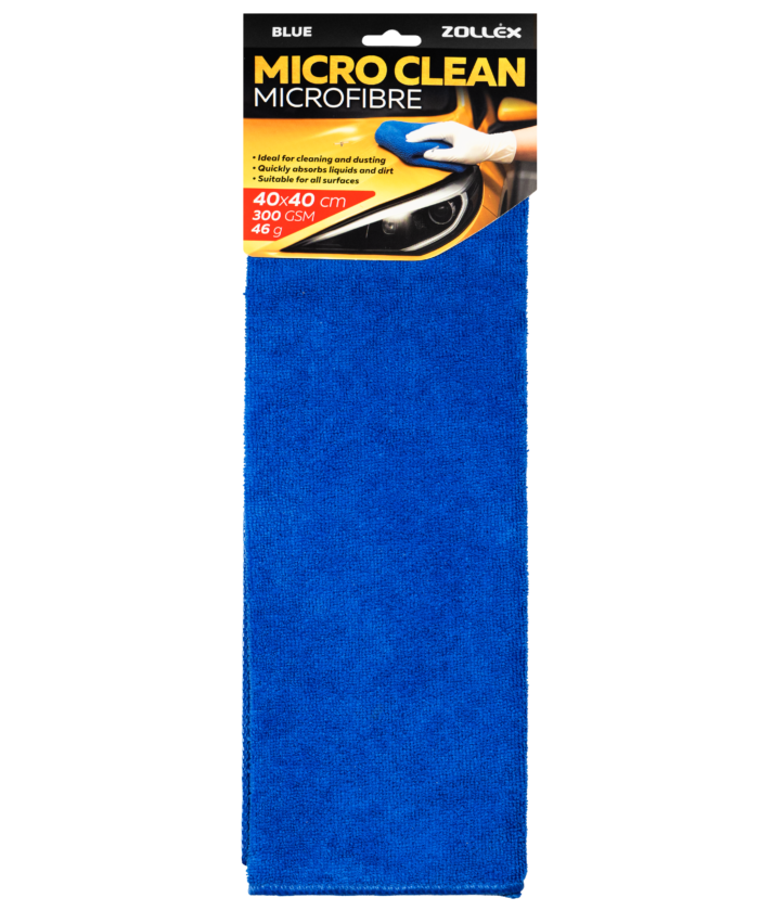 Microfiber 40x40 cm - Blue 300 GSM, 1 pcs