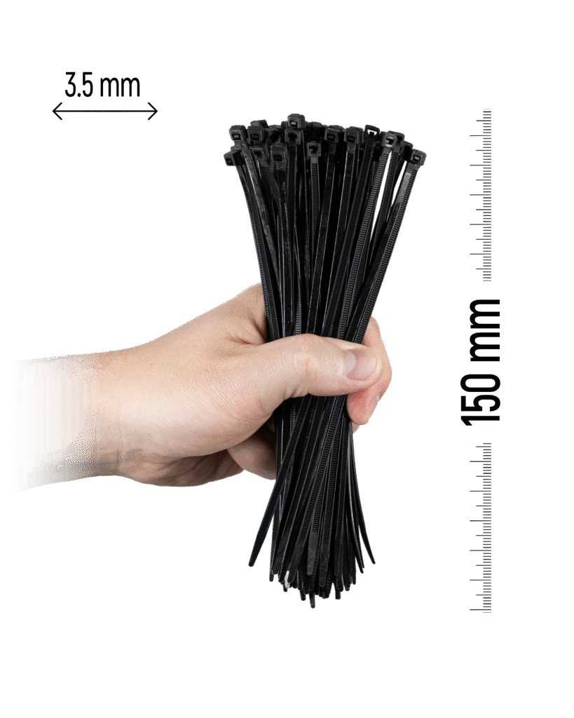 150×3.5 mm Black