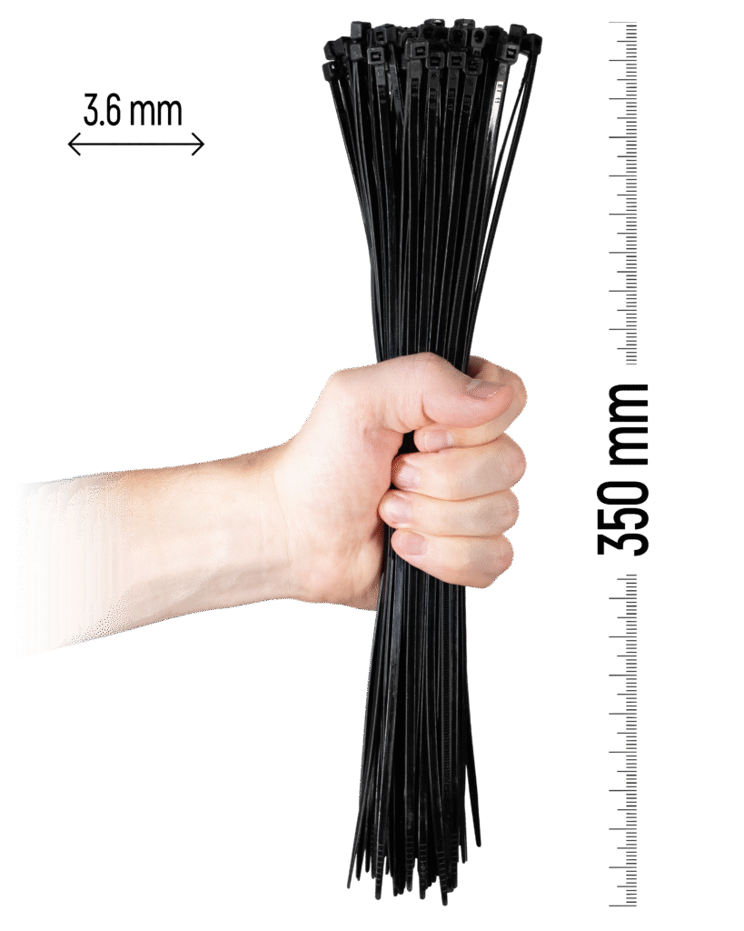 350×3.6 mm Black