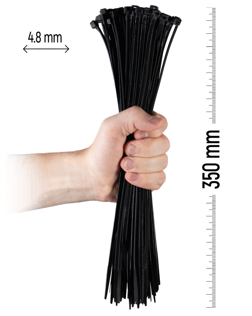 350×4.8 mm Black