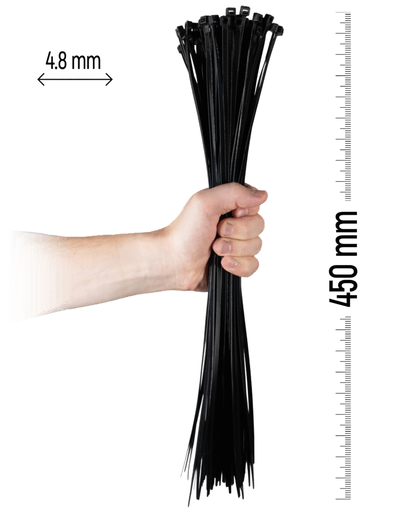 450×4.8 mm Black