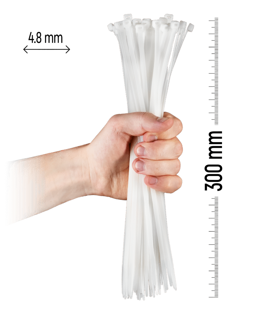 300×4.8 mm White