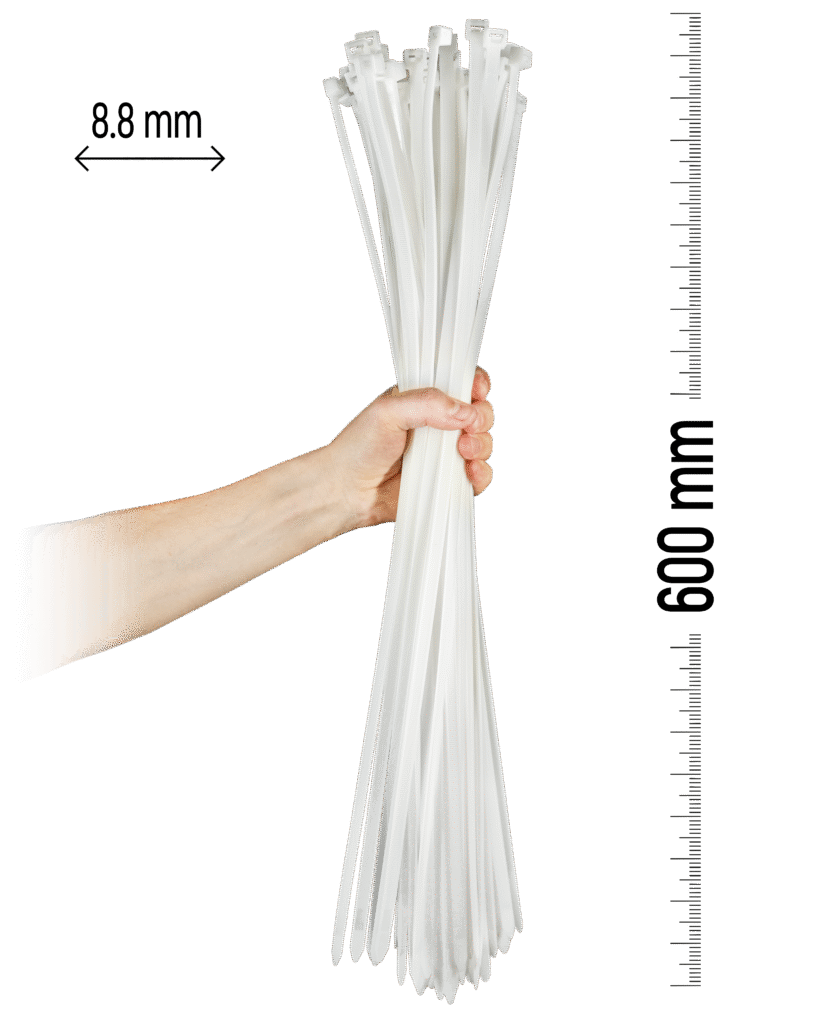 600×8.8 mm White