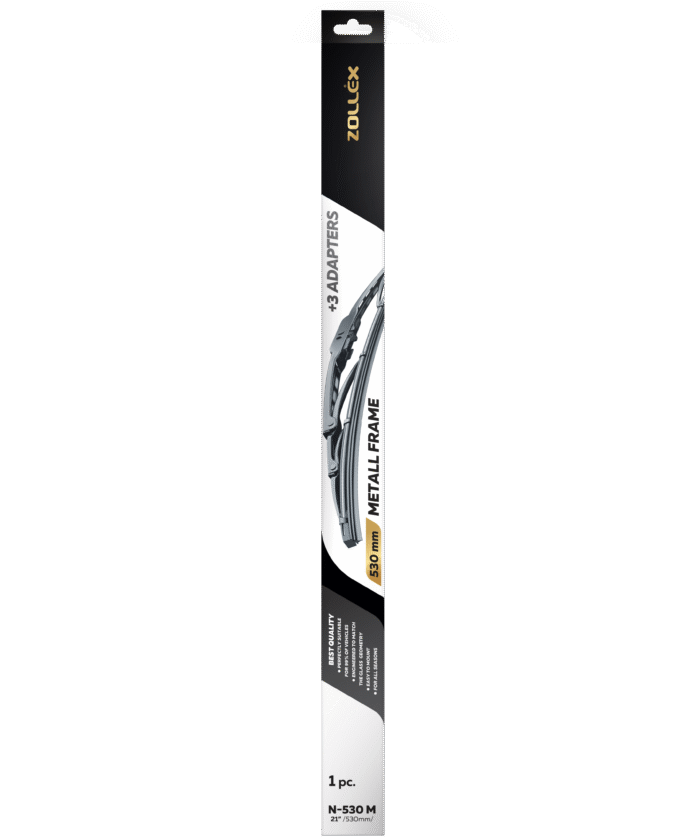 Metal Frame Wiper - 21" (530 mm)