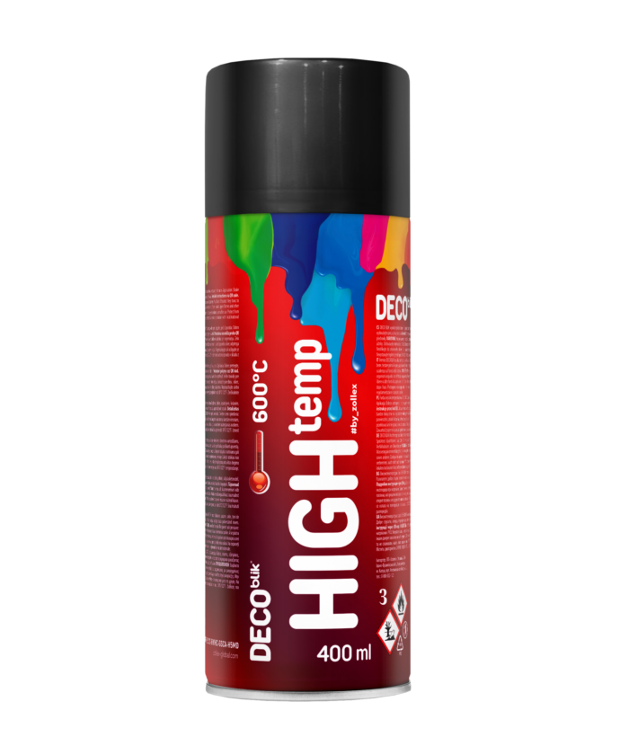 Deco Blik High-Temperature Paint - Black