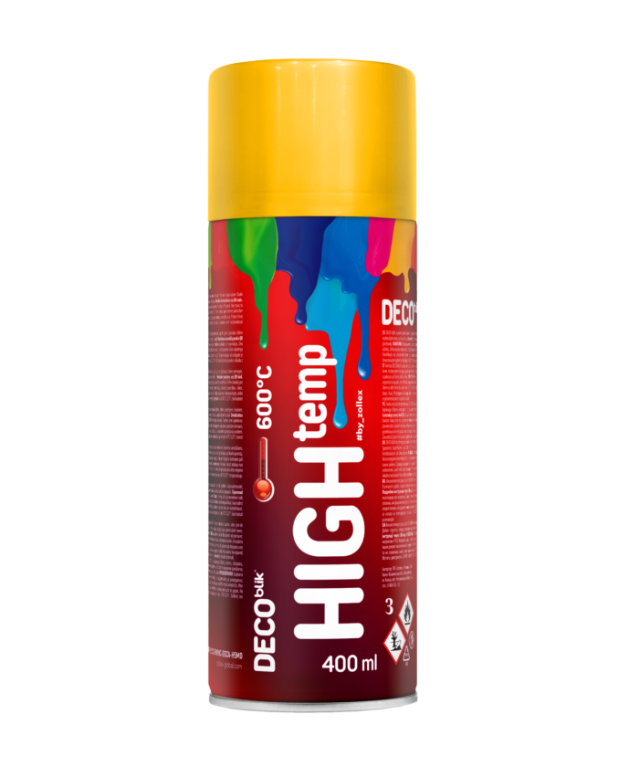 Deco Blik High-Temperature Paint - Yellow