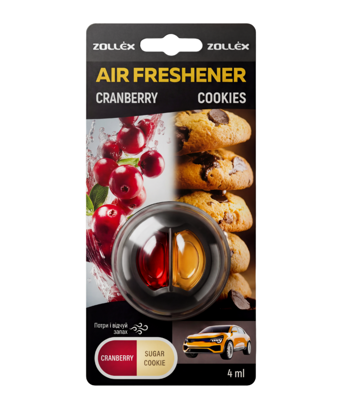 Air Freshener Dual Scent - Cranberry & Cookie