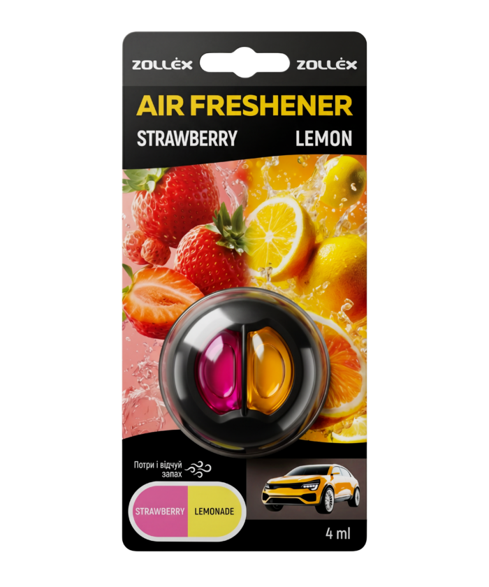 Air Freshener Dual Scent - Strawberry & Lemon