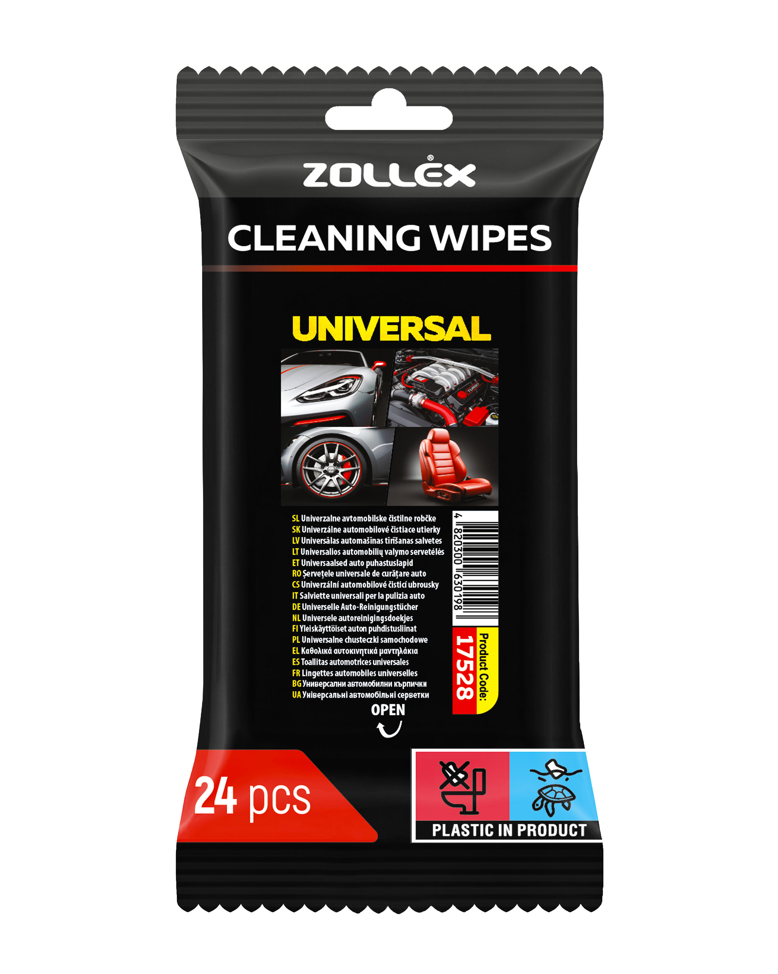 Cleaning Wipes Universal 17528